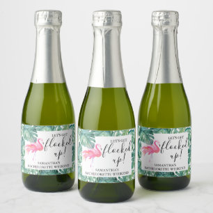 Tropical Bachelorette Party Wine Labels
