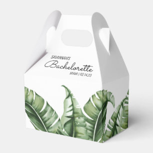 Tropical Banana Leaf Bachelorette Favour Box
