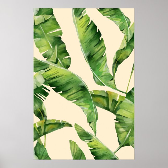 Tropical Banana Leaf Print (Front)
