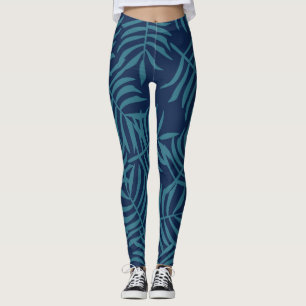 Tropical Banana Leaves Hawaiian Trendy Leggings