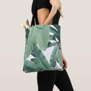 Tropical Banana Leaves Jungle #4b #tropical #wall Tote Bag