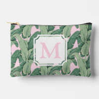 Tropical Banana Leaves Monogram | Stripes