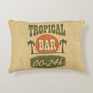 Tropical Bar Decorative Cushion