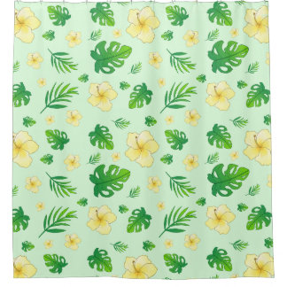 Tropical Bath Curtains: Fresh, vibrant Shower Curtain