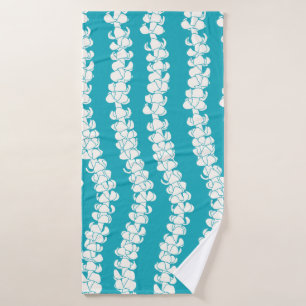 Tropical bath towel set