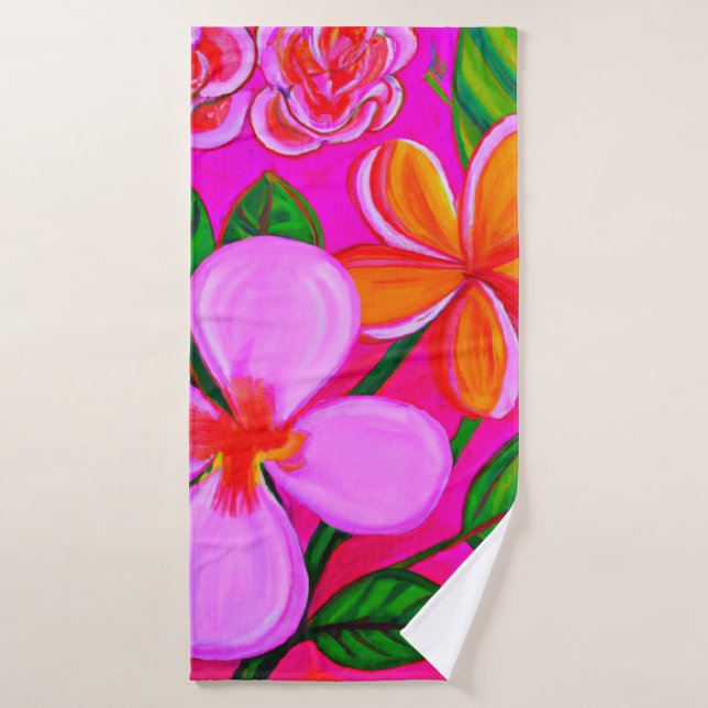 Tropical bath towel set (Bath Towel)