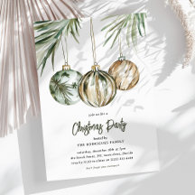 Tropical Baubles Christmas Party