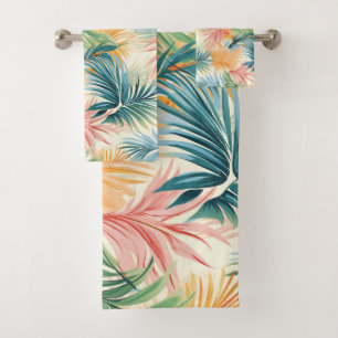 Tropical Beach #6 Bath Towel Set