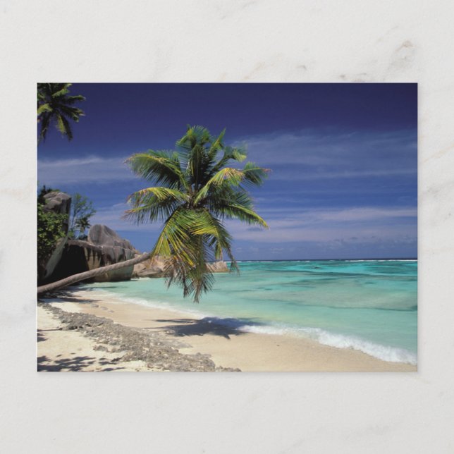 Tropical Beach, Anse Sourse D'Argent, La Digue Postcard (Front)