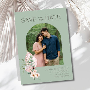 Tropical Beach Arch Photo Destination Wedding Save The Date