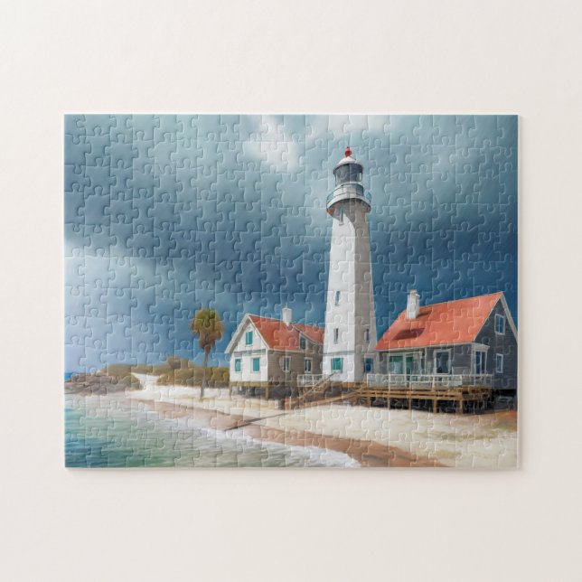 Tropical Beach Art Easy Brain Art Puzzle Photo Puz (Horizontal)