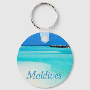 Tropical beach at Maldives Key Ring