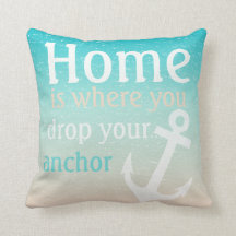 Tropical Beach Blue Water Sand Anchor Sailboat