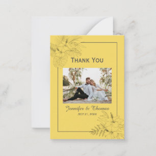 Tropical Beach Boho Summer Thank You Card