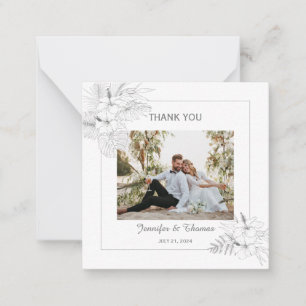 Tropical Beach Boho Summer Thank You Card