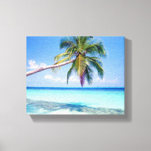 Tropical Beach Canvas