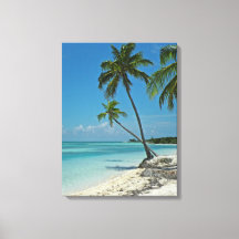 Tropical Beach Canvas Print