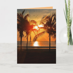 TROPICAL BEACH CHRISTMAS CARDS