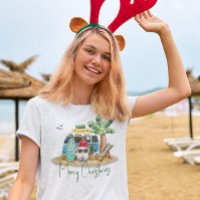 Tropical Beach Christmas Vibes Gnome