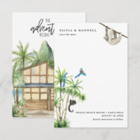 Tropical Beach | Costa Rica Save the Date