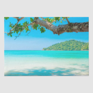 Tropical Beach Decoupage Tissue Paper