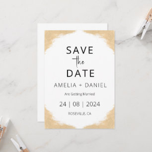 tropical beach destination wedding save the date invitation