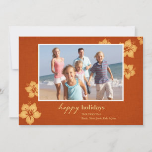 Tropical Beach Holiday Photo Cards