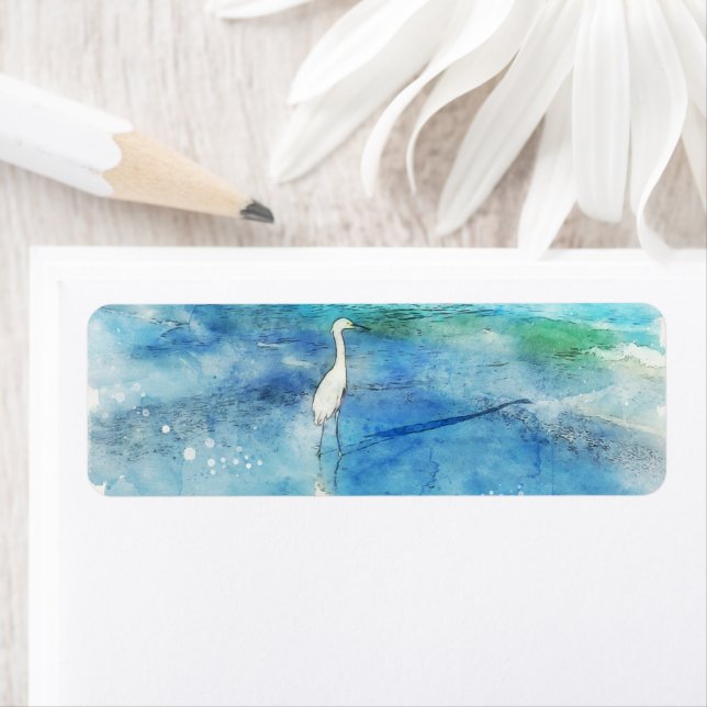 Tropical Beach in Teal Aqua Turquoise Blue (Insitu)