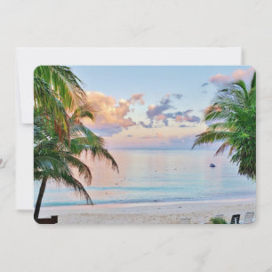 Tropical Beach Invitation