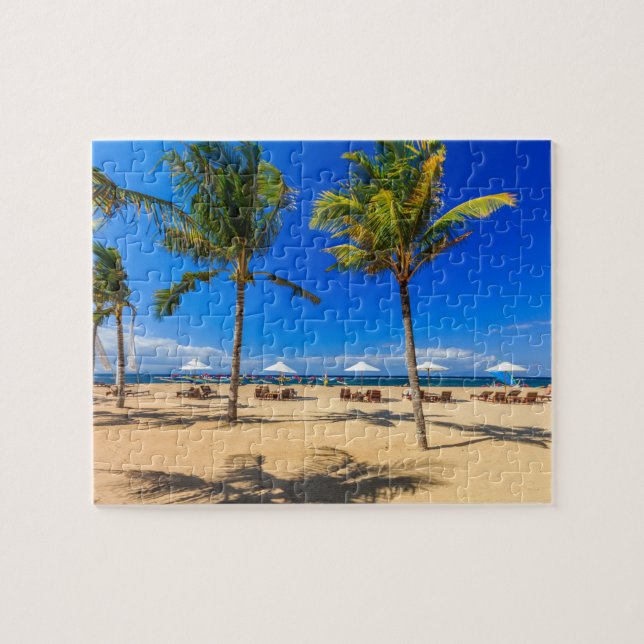 Tropical beach jigsaw puzzle. puzzle (Horizontal)