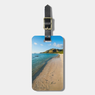 Tropical Beach Landscape, Fiji Luggage Tag