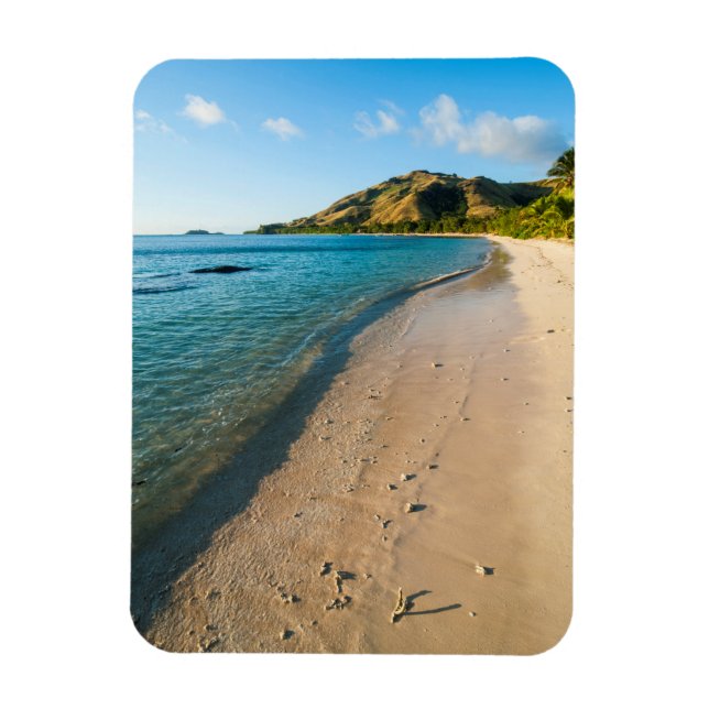 Tropical Beach Landscape, Fiji Magnet (Vertical)