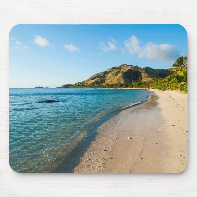 Tropical Beach Landscape, Fiji Mouse Mat (Front)