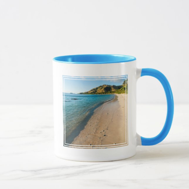 Tropical Beach Landscape, Fiji Mug (Right)