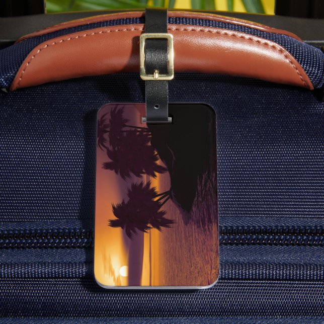 Tropical Beach  Luggage Tag (Front Insitu 2)