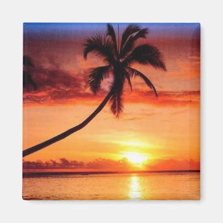 Tropical Beach Magnet
