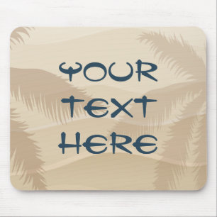 Tropical Beach Mouse Mat