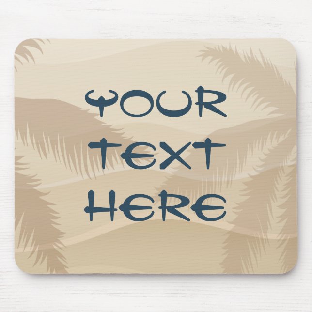 Tropical Beach Mouse Mat (Front)