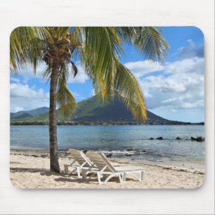 Tropical Beach Mouse Mat