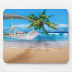 Tropical Beach Mouse Pad