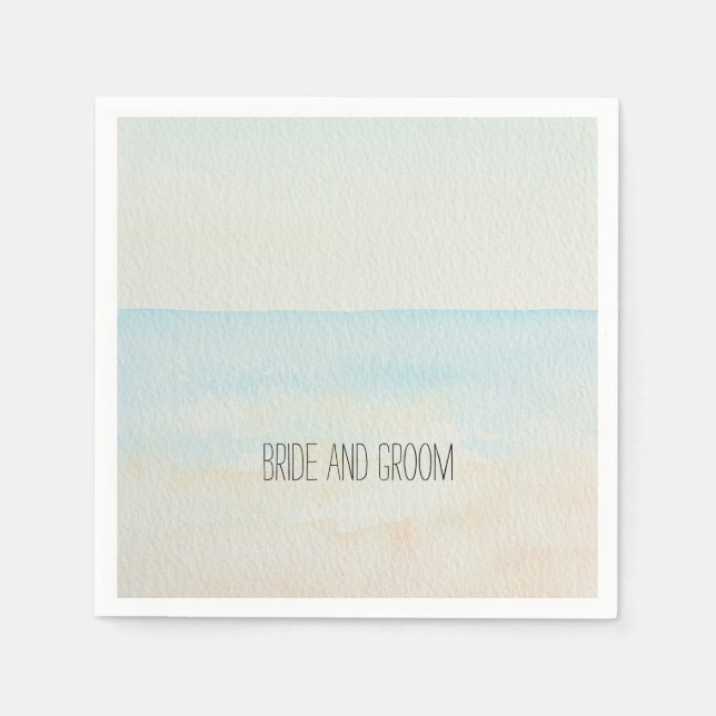 Tropical Beach Napkin (Front)