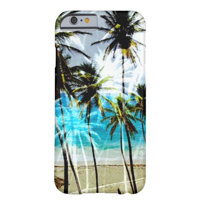 Tropical Beach Ocean Custom iPhone 6 case (Back)