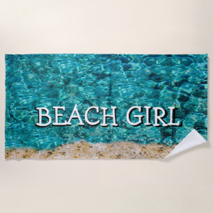 Tropical Beach Ocean Water View Towel
