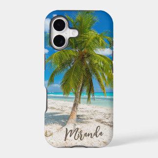 Tropical Beach Palm Tree Personalised