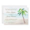 Tropical Beach Palm Tree Watercolor Wedding