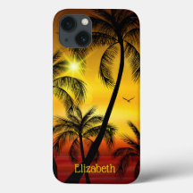 Tropical Beach Palms