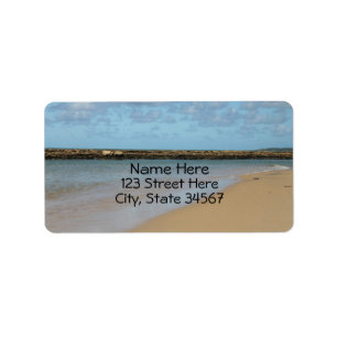 Tropical Beach Paradise Address Labels
