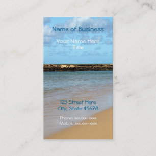 Tropical Beach Paradise Business Cards