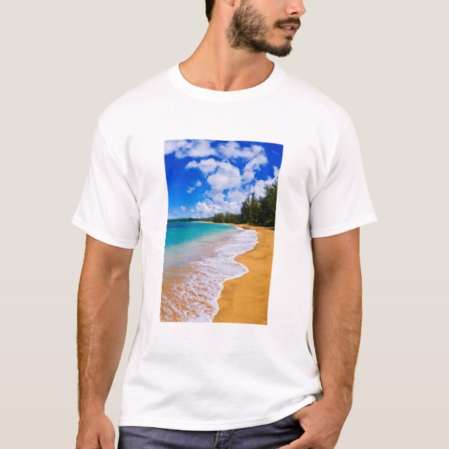 Tropical beach paradise, Hawaii T-Shirt (Front)