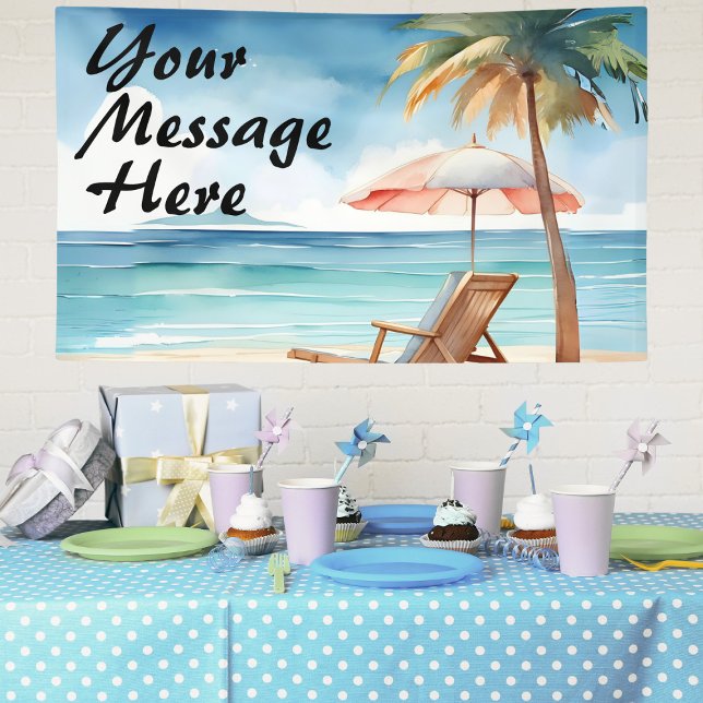 Tropical Beach Party  Banner (Creator Uploaded)